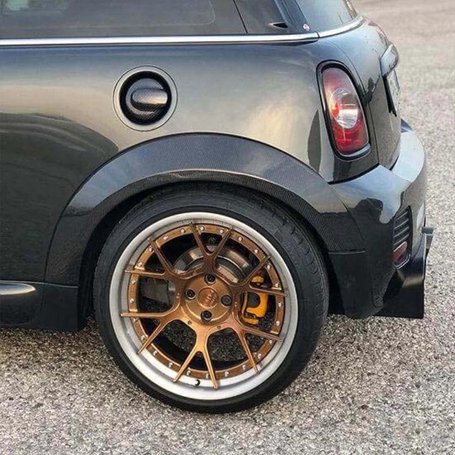 MINI JCW R55 R56 R57 R58 R59 Widebody Kit Carbon Fiber Wheel Arches Fenders 3k Twill Weave